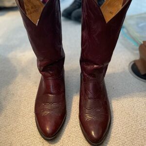 Burgundy Cowboy Boots